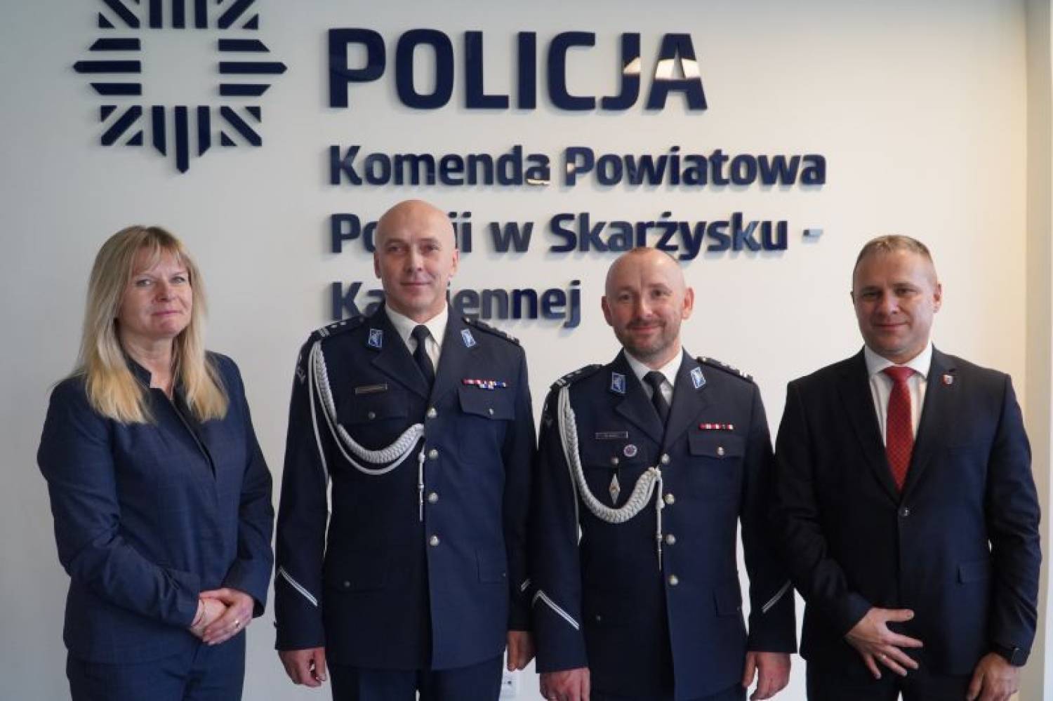 Gratulacje dla nowego Komendanta Powiatowego Policji w Skarżysku-Kamiennej 