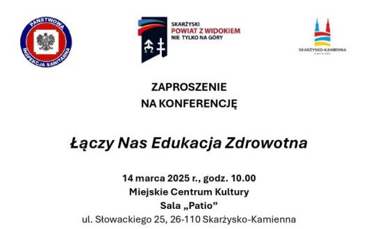 „Łączy Nas Edukacja Zdrowotna” – zaproszenie na konferencję 