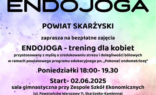 Powiat Skarżyski zaprasza mieszkanki miasta na zajęcia z endojogi 
