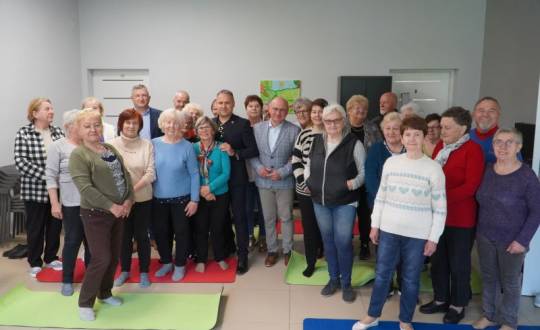Spotkanie władz powiatu z aktywnymi suchedniowskimi seniorami 