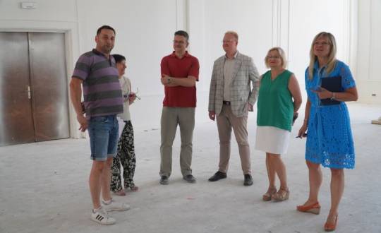 Zawansowane prace modernizacyjno – budowlane związane z utworzeniem i funkcjonowaniem BCU – wizyta na placu budowy 