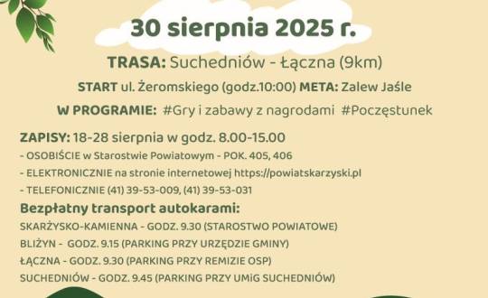 Zapraszamy na Marszobieg Powiatowy