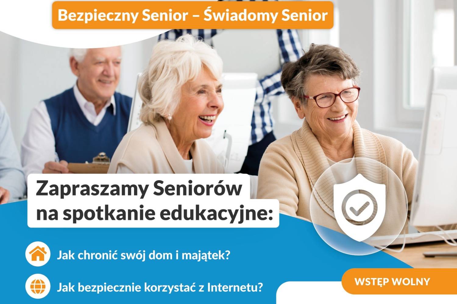 Zadbajmy wspólnie o bezpieczeństwo - zaproszenie dla Seniorów 
