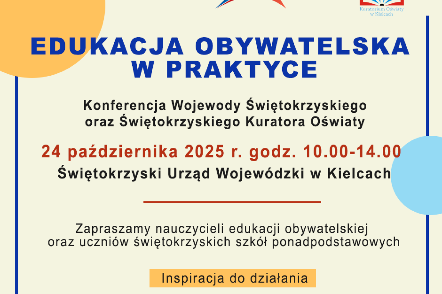 Edukacja Obywatelska w Praktyce – zaproszenie na konferencję 