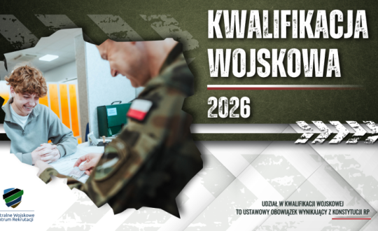 Od 2 lutego rusza kwalifikacja wojskowa - Obwieszczenie Wojewody Świętokrzyskiego