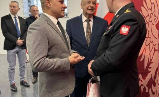 Uroczyste pożegnanie st. bryg. Marcina Machowskiego – podziękowania za lata służby i współpracy