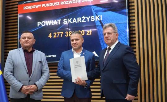 Powiat Skarżyski pozyskał 4,3 mln zł na rozbudowę ul. Kopernika i drogi w Lipowym Polu z przebudową mostu