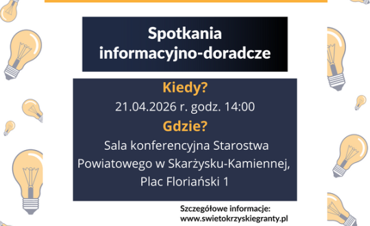 Spotkanie informacyjne - Program Świętokrzyski Fundusz Lokalny dla grup nieformalnych i organizacji pozarządowych. 