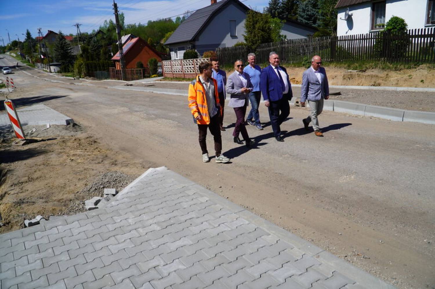 Znaczący postęp prac na drodze powiatowej Majków–Michałów. II etap inwestycji coraz bliżej finału