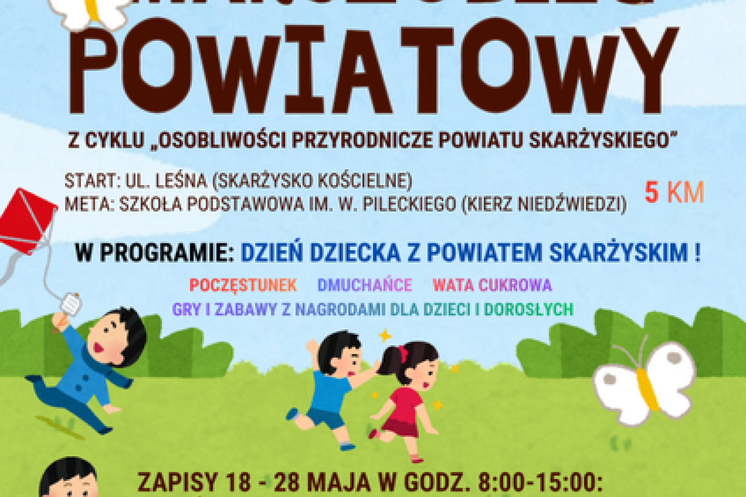 IV Marszobieg Powiatowy „Osobliwości przyrodnicze powiatu skarżyskiego” już 30 maja!