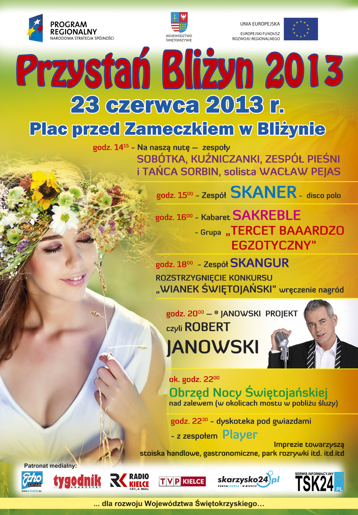 Przystań Blizyn 2013 plakat