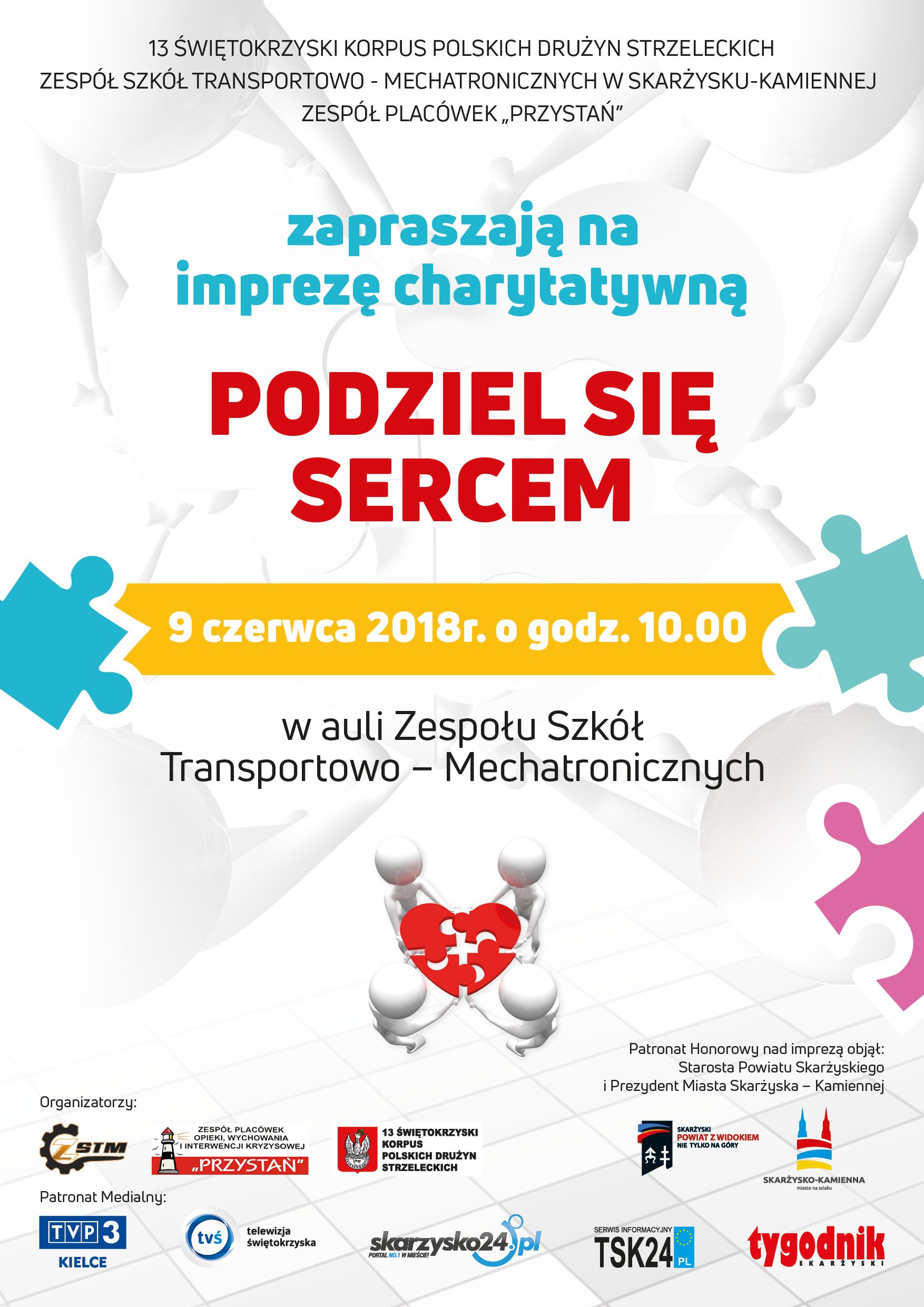 Plakat Podziel się sercem 2018