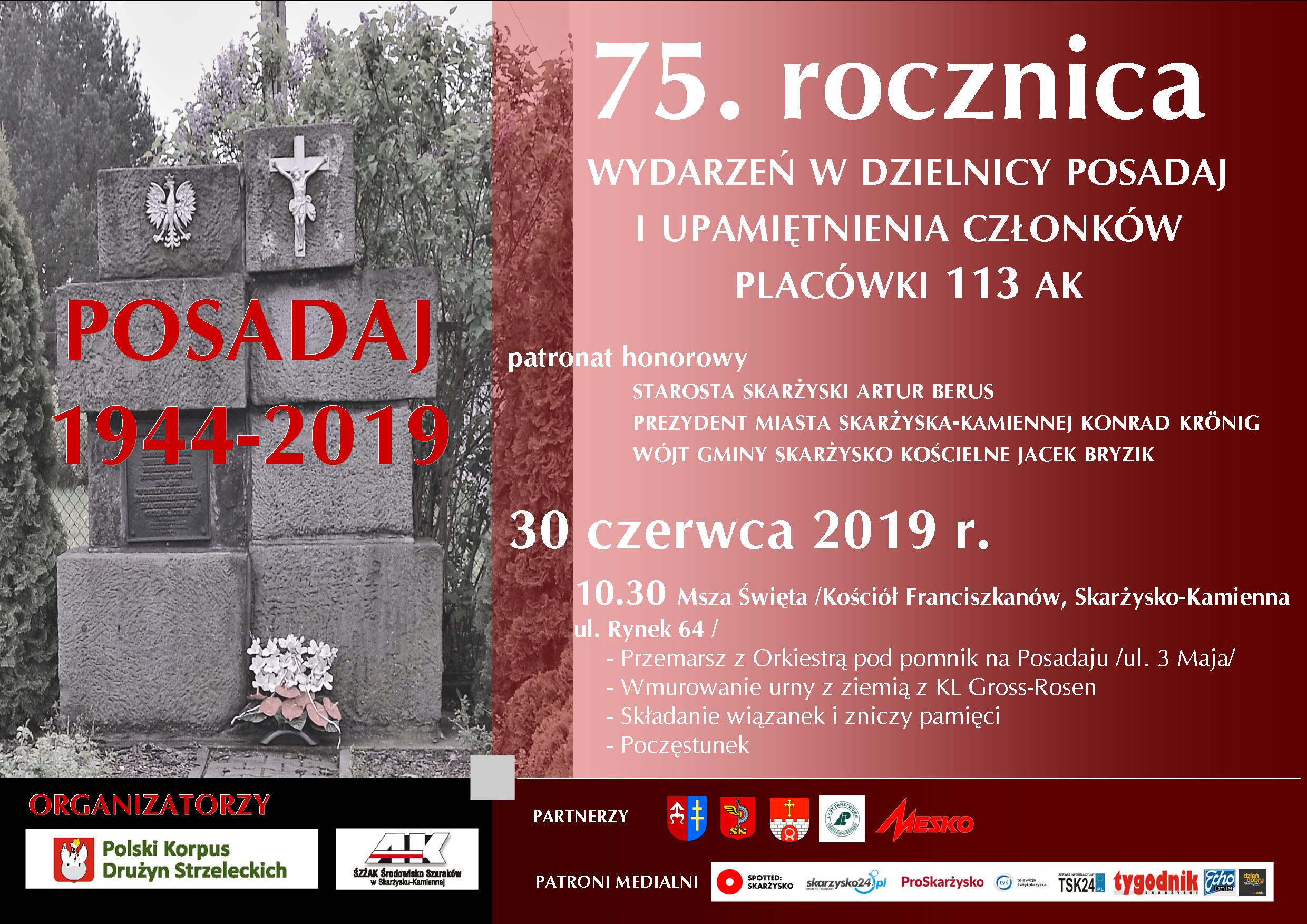 plakat posadaj 2019