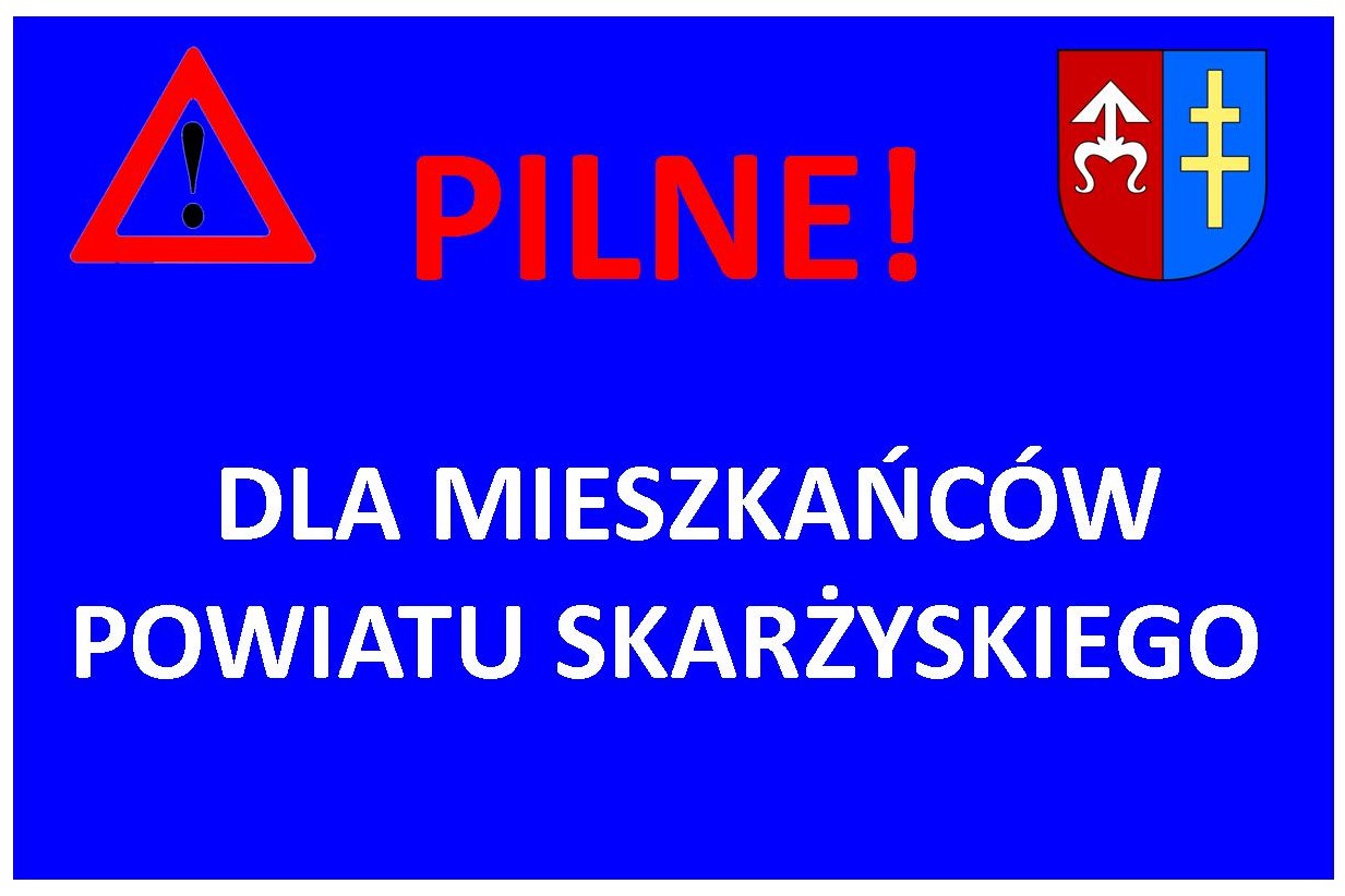 PILNE DLA MIESZKAŃCÓW POWIATU