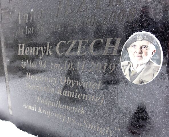 grób ppłk Henryka Czecha