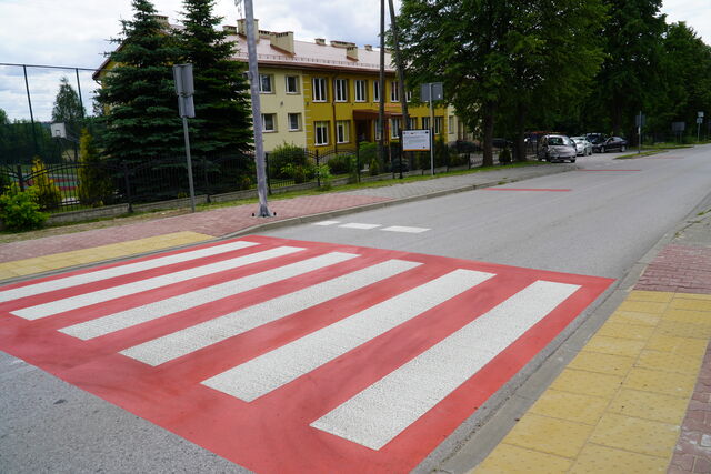 przejście w Nowym Odrowązku radar prędkości