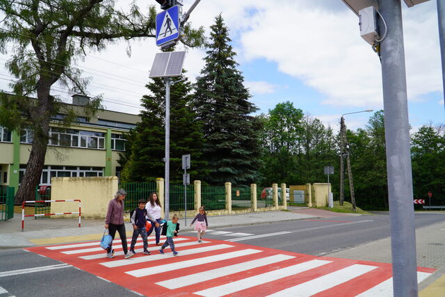 przejście dla pieszych w Majkowie odbiór zadania