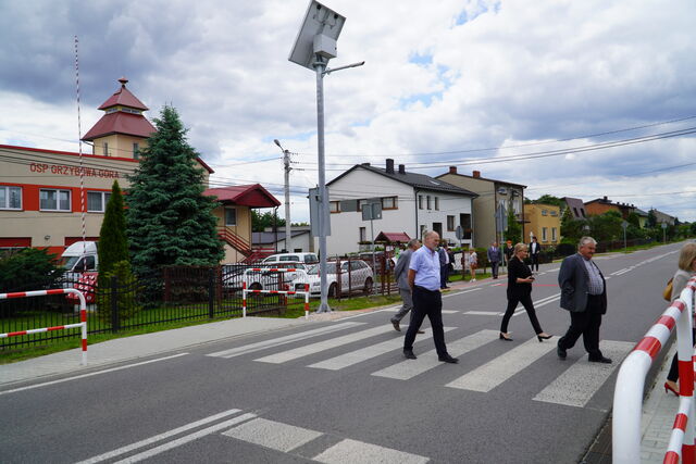 przejście dla pieszych w Grzybowej Górze odbiór zadania