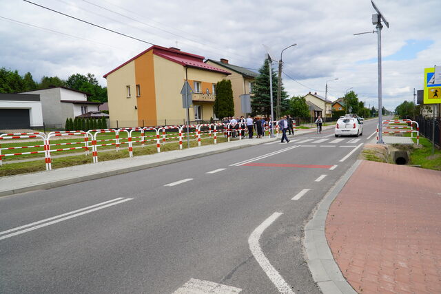 przejście dla pieszych w Grzybowej Górze odbiór zadania