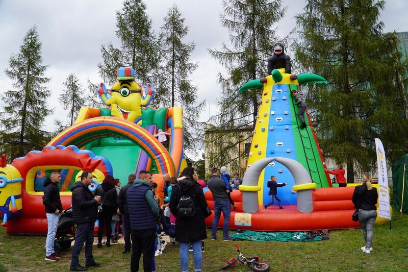 piknik integracyjny polsko-ukraiński w Skarżysku-Kamiennej - gry i zabawy dla dzieci