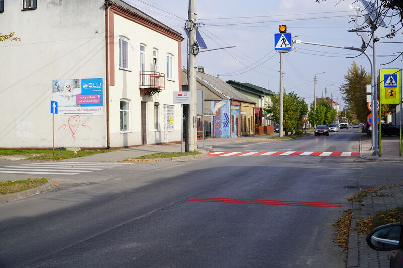 przebudowane przejście - ul. 1-go maja w Skarżysku-Kamiennej