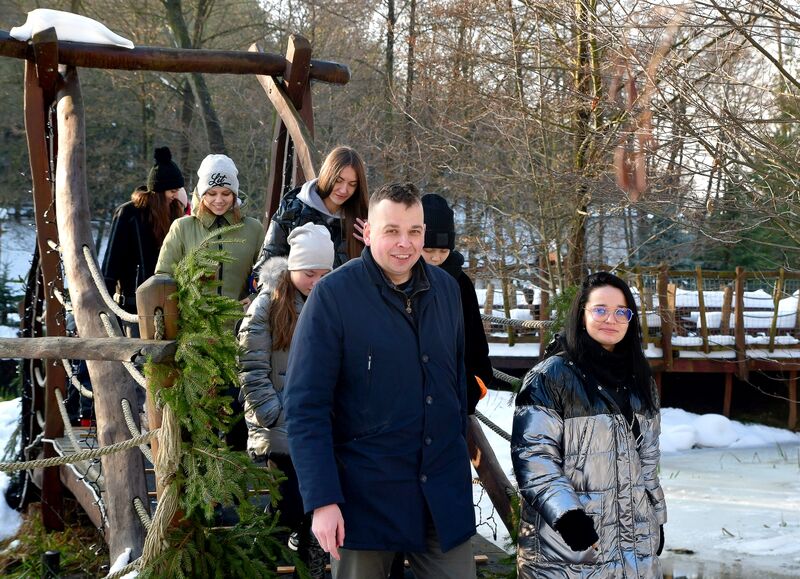 wycieczka obywateli Ukrainy do Bałtowa 