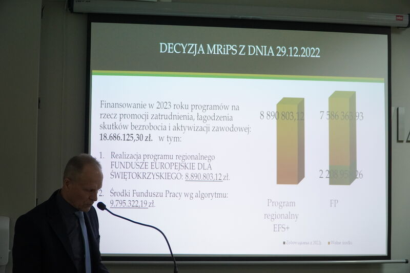 konferencja „Współpracuj z nami – rozwijaj swoją firmę" - dyrektor PUP