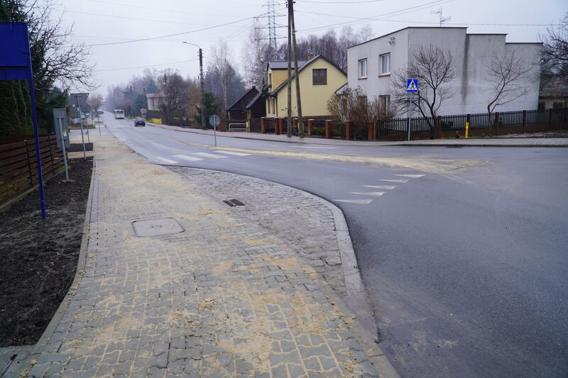 rozbudowana ul. Łyżwy w Skarżysku-Kamiennej