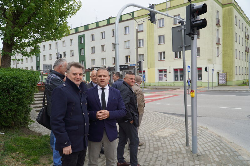  przebudowane przejście - skrzyżowanie Piłsudskiego i Norwida