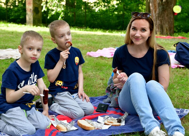 Dzień dziecka dla uchodźców - uczestnicy