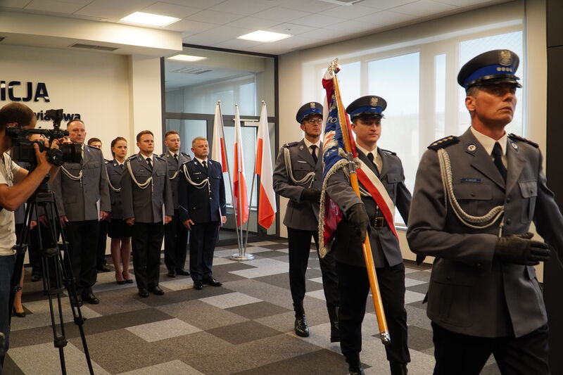 Święto Policji w Skarżysku uroczystości w komendzie 