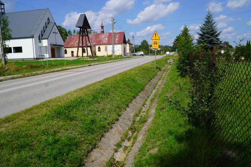 droga powiatowa przy której powstanie chodnik