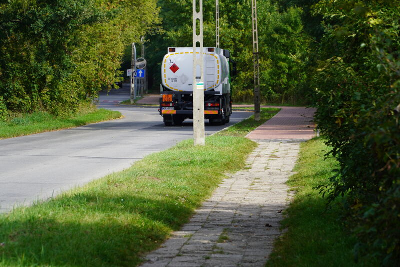 skrzyzowanie do przenbudowy przy ul Staffa w Skarżysku-Kamiennej 