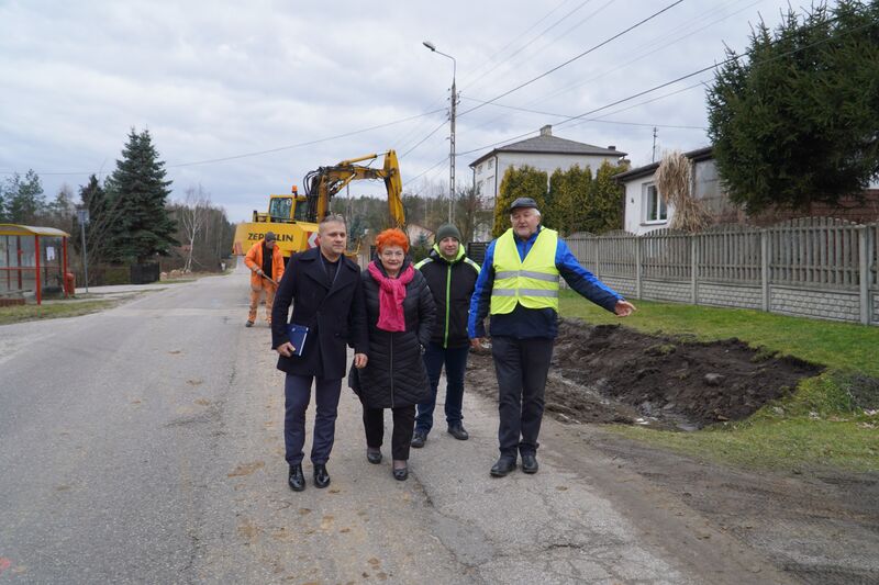 rozbudowa drogi w Michałowie 