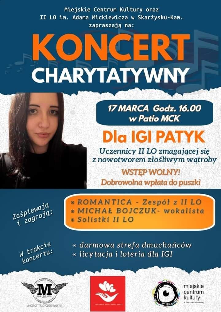 plakat koncertu