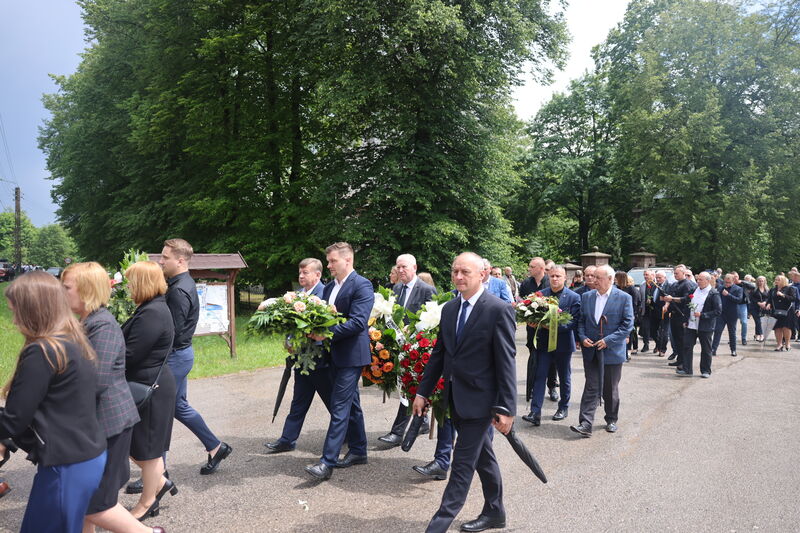 uroczystości pogrzebowe wójta Kowalińskiego  