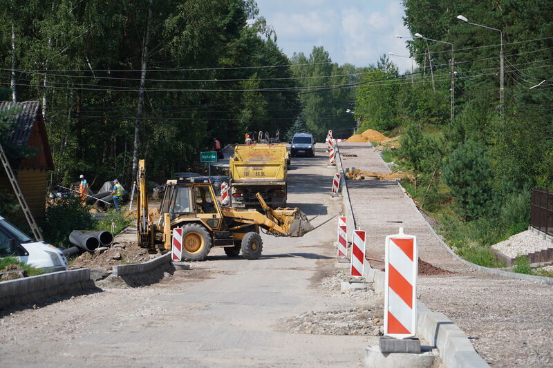 budowa drogi powiatowej Majków - Michałów 