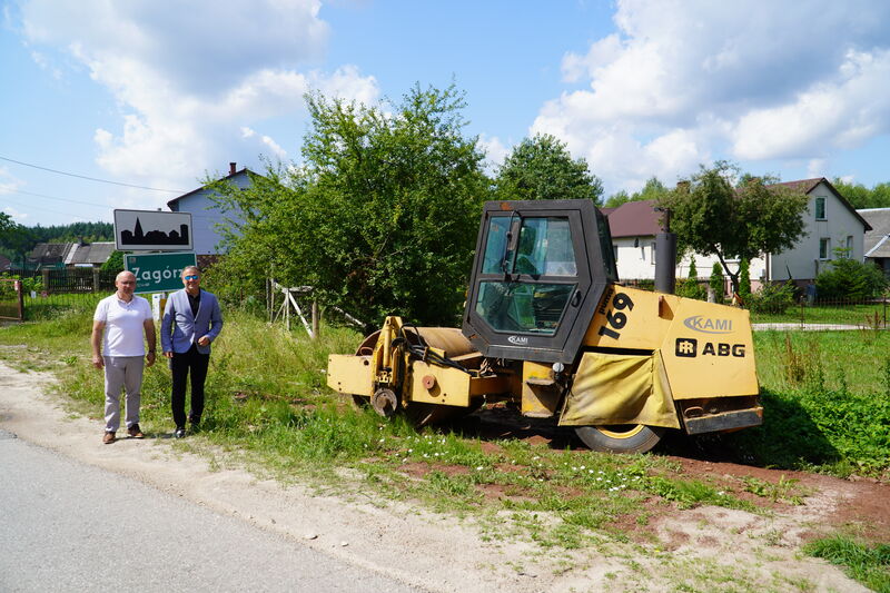 Budowa ścieżki pieszo-rowerowej na drodze Podzagnańszcze - Zagórze w gminie Łączna