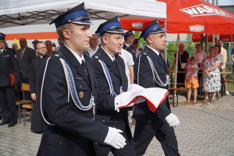 Jubileusz 75-lecia OSP Lipowe Pole Plebańskie - ceremonia