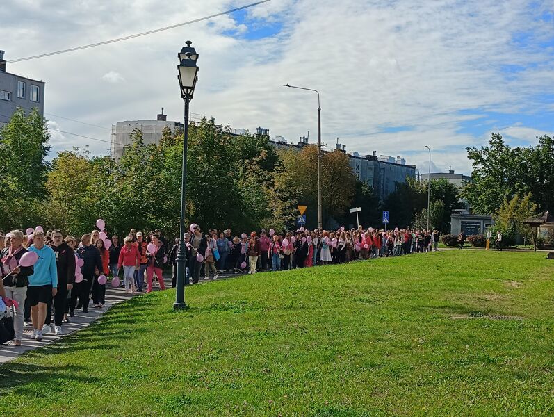 XV Skarżyski Marsz Różowej Wstążeczki 