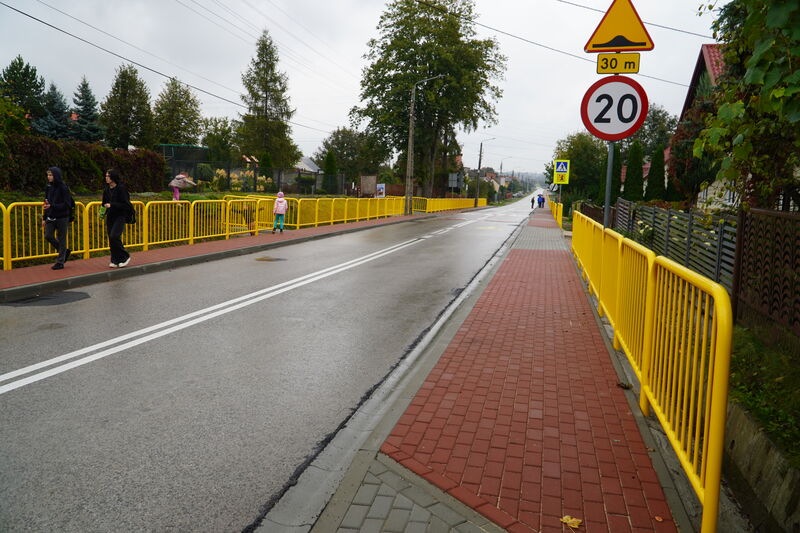 chodnik przy ul. Książęcej w Skarżysku-Kamiennej  