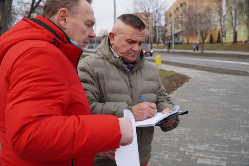 odbiór al. Tysiąclecia w Skarżysku