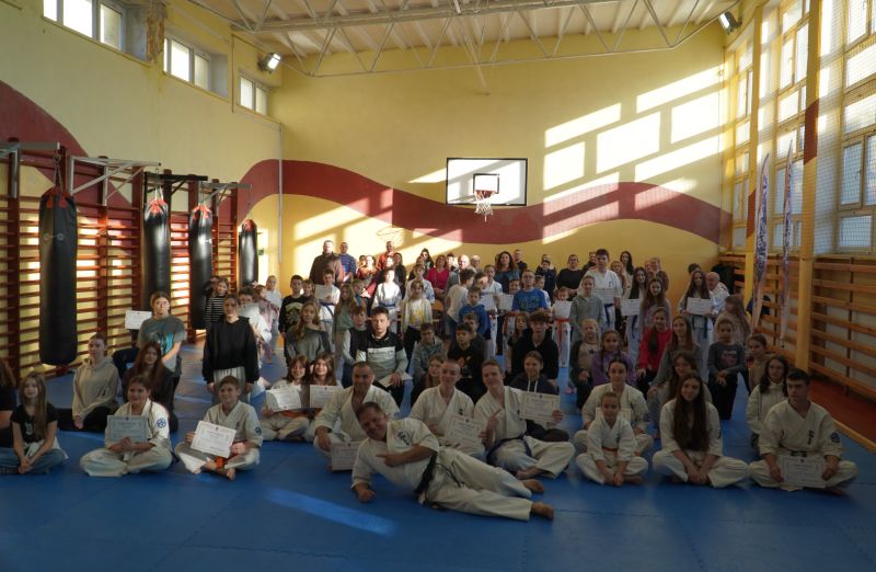 Inauguracja XXV edycji Zimowej Akademii Karate organizowanej przez Skarżyski Klub Sportów Walki „Kyokushin-Karate”