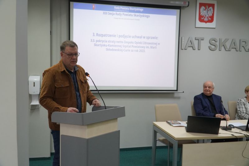 XIII w kadencji sesja Rady Powiatu Skarżyskiego