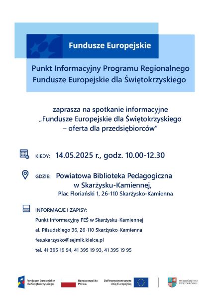 Plakat informacyjny