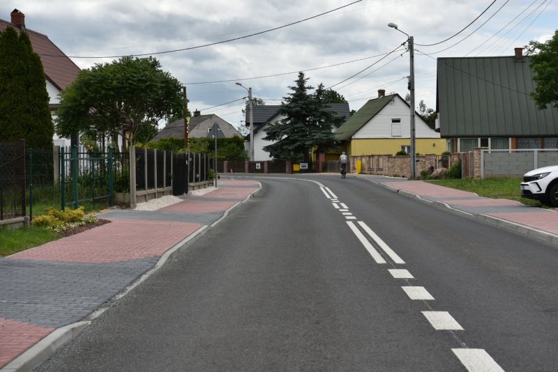 oddanie drogi w Sorbinie po przebudowie 