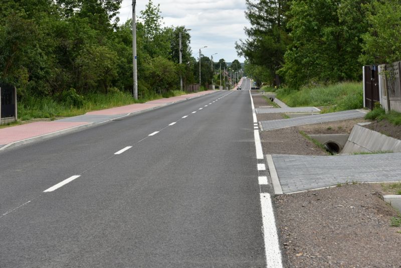 oddanie drogi w Sorbinie po przebudowie 