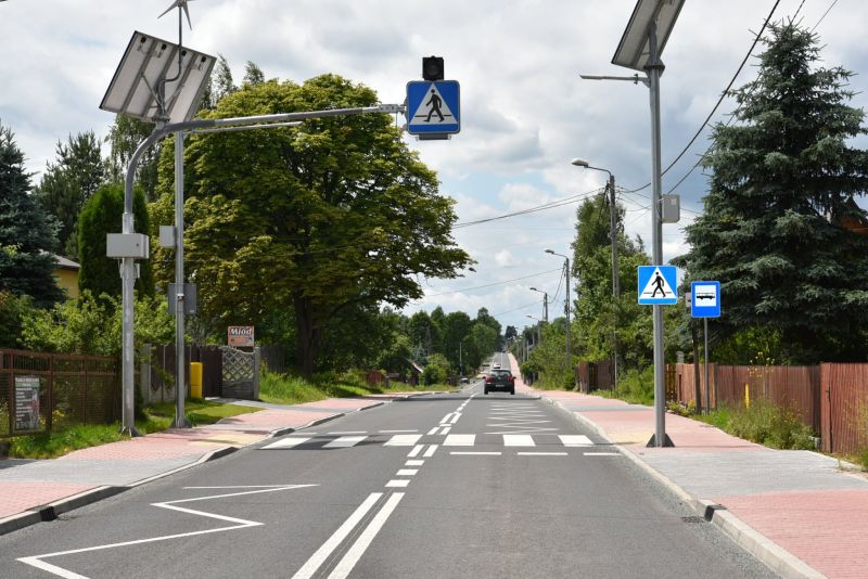 oddanie drogi w Sorbinie po przebudowie 