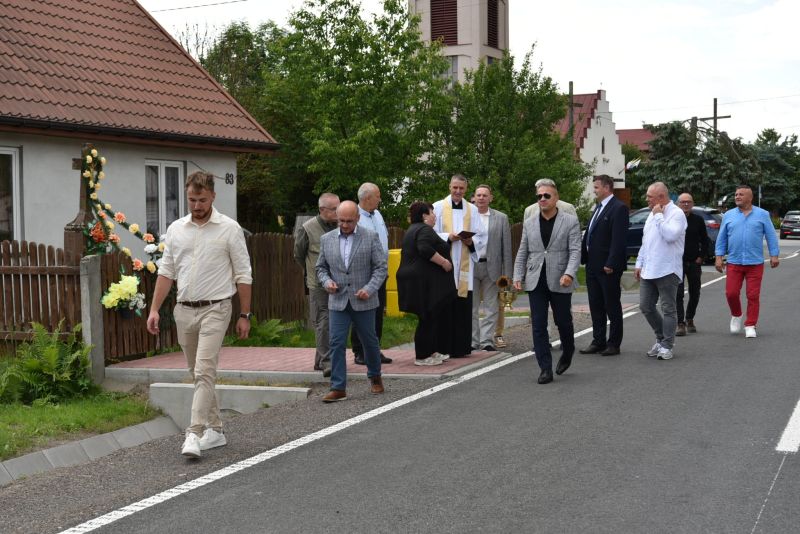oddanie drogi w Sorbinie po przebudowie 