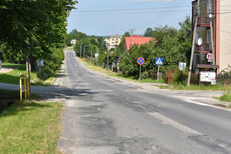 droga powiatowa nr 1406T w miejscowości Kamionki – Gmina Łączna